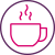 Café and shop icon
