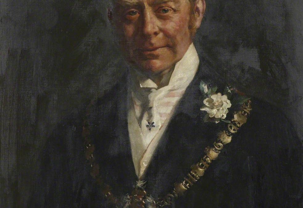Bacon, John Henry Frederick, 1868-1914; Hugh Cecil Lowther (1857-1944), 5th Earl of Lonsdale, Wearing the Whitehaven Mayoral Chain